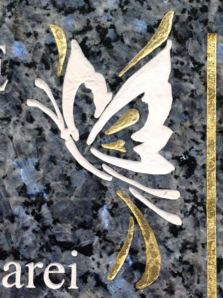 Papillon sur granit